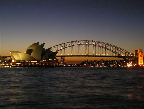 Posledný pohľad na Sydney