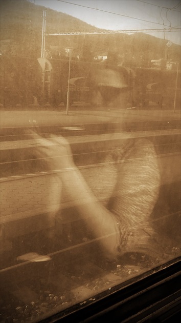 Dievča vo vlaku