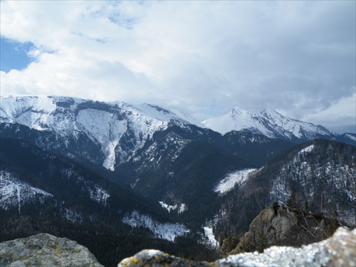 pohlad na Babiu dolinu pod Belianskimi Tatrami