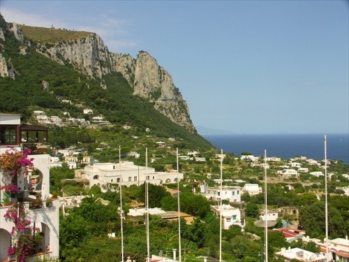 pohľad z mestečka Capri