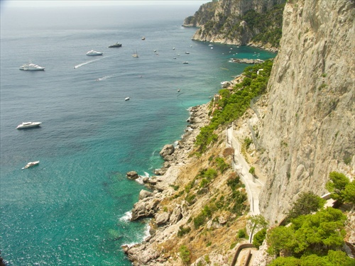 prístav Marina Piccola na Capri