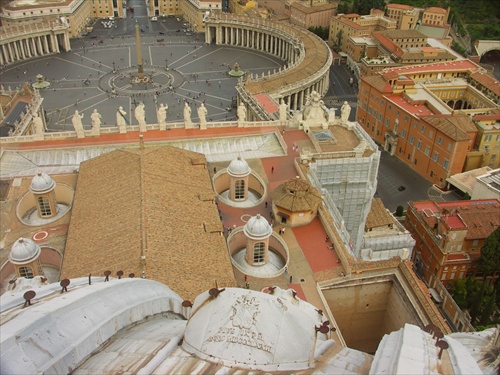 Pohľad z baziliky sv. Petra