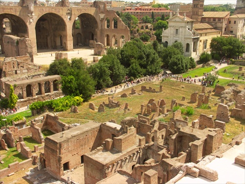 Forum Romanum z pahorku Palatin