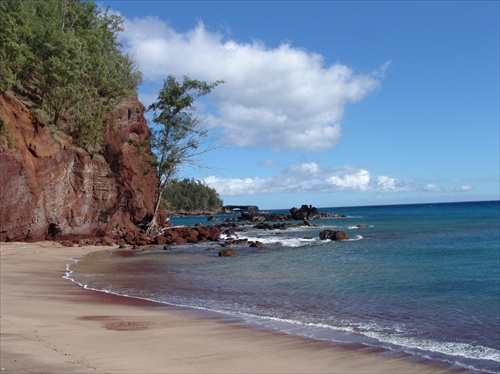 Nejkrasnejsi plaz na Maui-Hana.