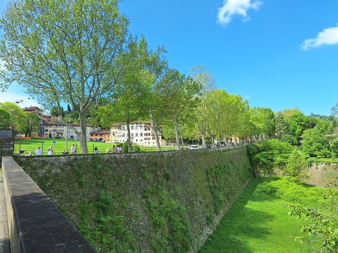 Bergamo hradby