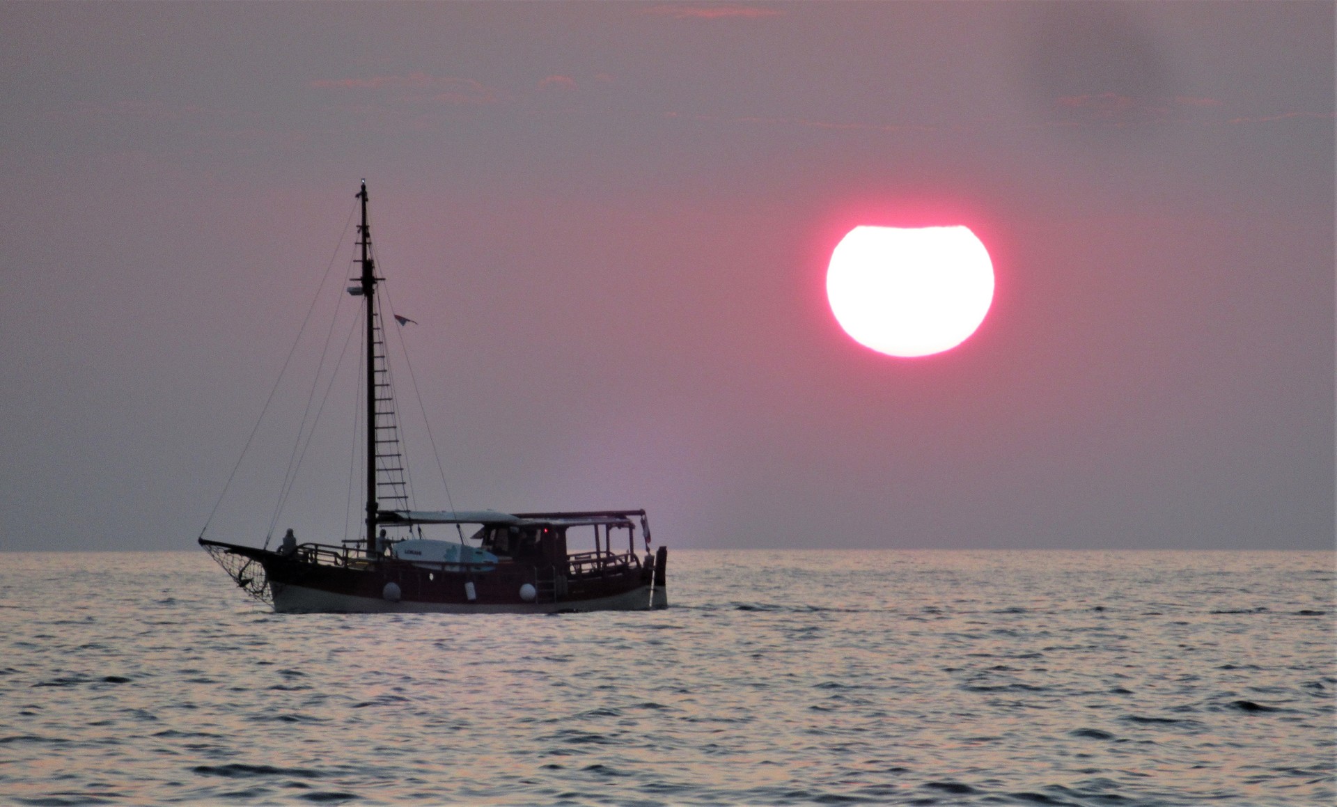 západ slnka na Jadranskom pobreží