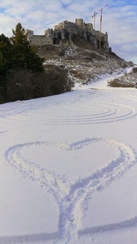 Cestou na hrad.