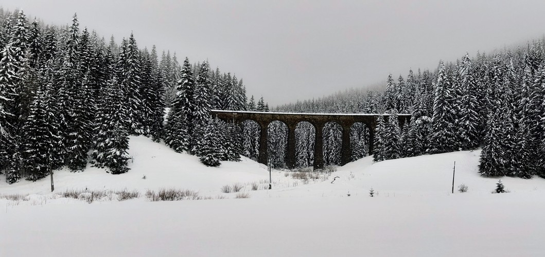 Chmarošský viadukt.