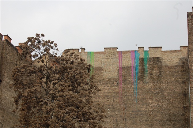 Colored tears of wall