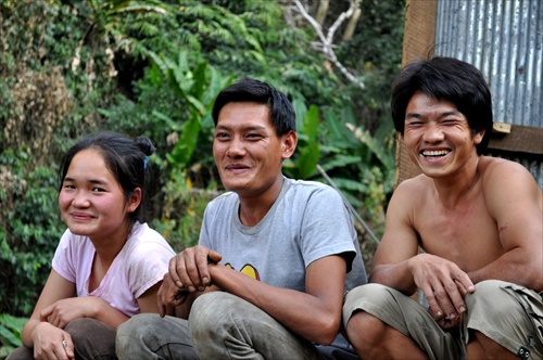 mladi Karenovia - horsky kmen Thajska