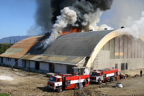 Požiar v areáli Tatralandie L.Mikuláš
