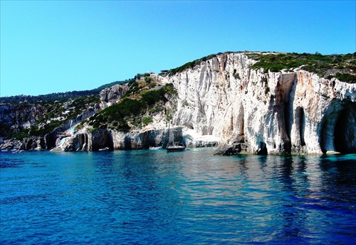 Zakynthos - západné pobrežie