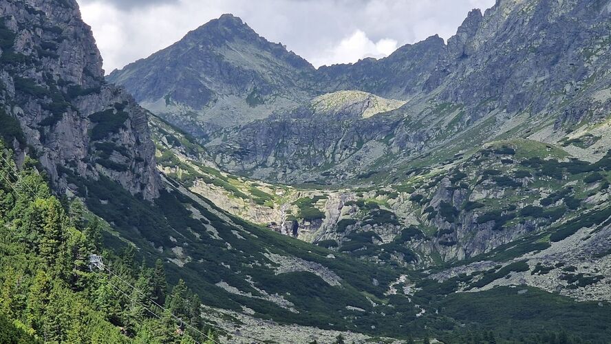 cestou na  Solisko