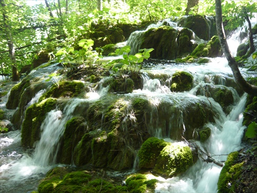 vodopády v Plitviciach