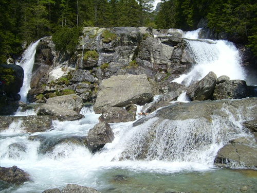 Studenovodské vodopády v Tatrách