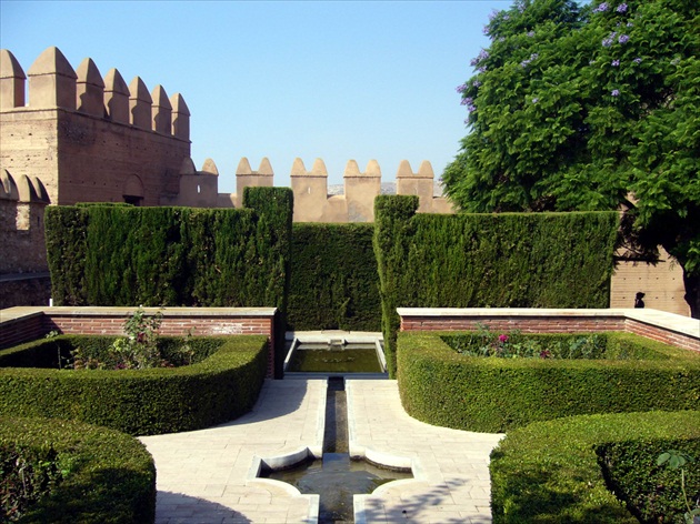 Andalúzia, Alméria, pevnosť Alcazaba.
