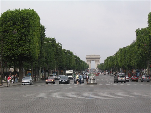 Champs-Élysées a Víťazný oblúk, Paríž
