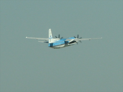 KLM Fokker F50 vzlieta