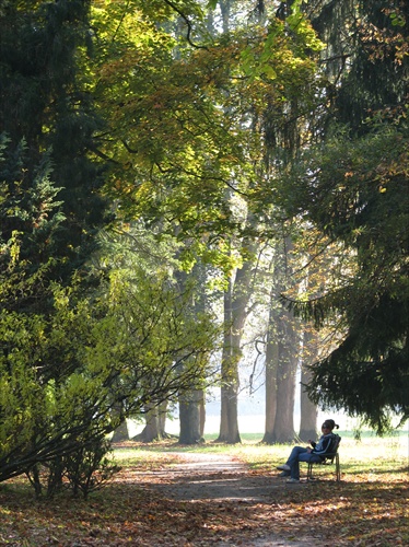 relax na lavičke