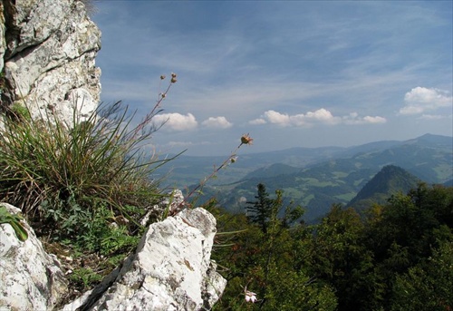 pohľad na Pieniny