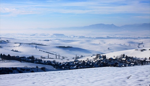 zimný pohľad