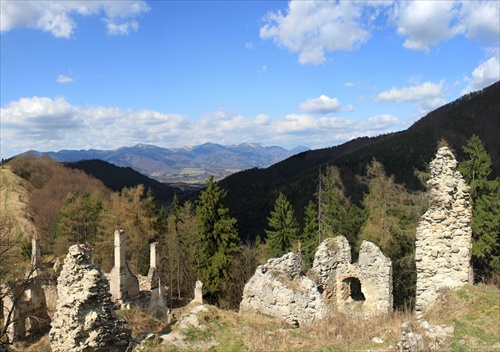 pohľad z hradu
