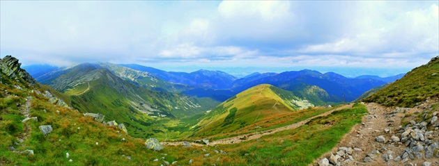 Panoráma Nízke Tatry - Široká dolina
