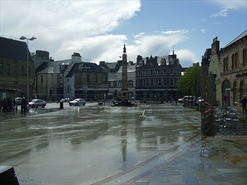 Inverness po daždi