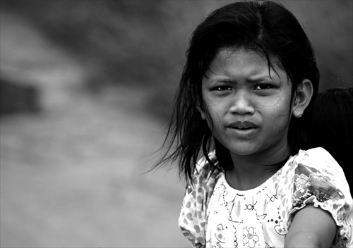 dievčatko z Indonézie