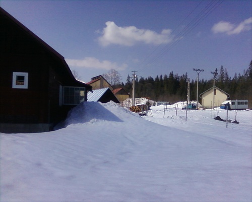 ... snehová pokrývka 4. apríla 2009