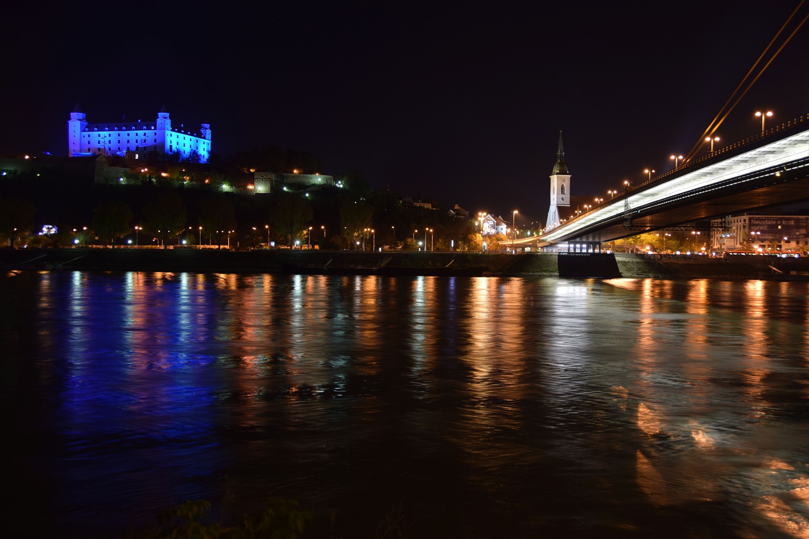 Bratislava in night