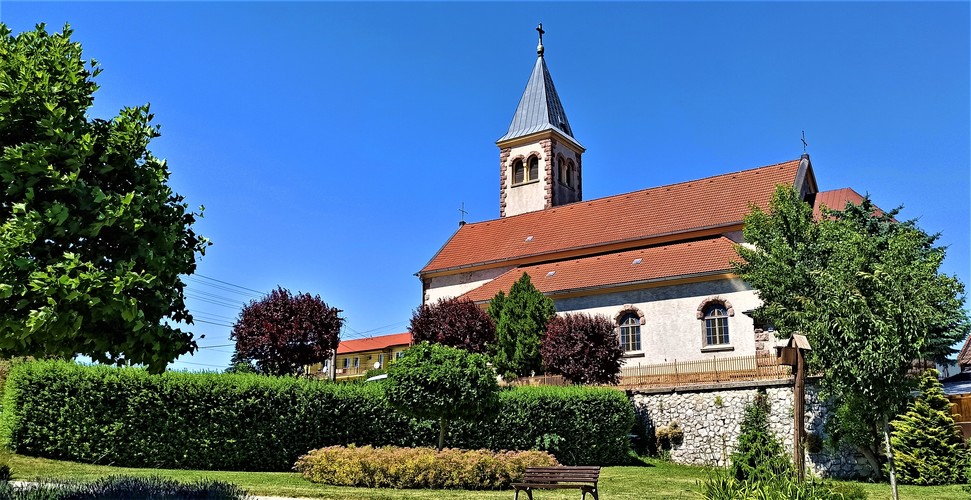 Kostol  Vlčkovce jún 2021.