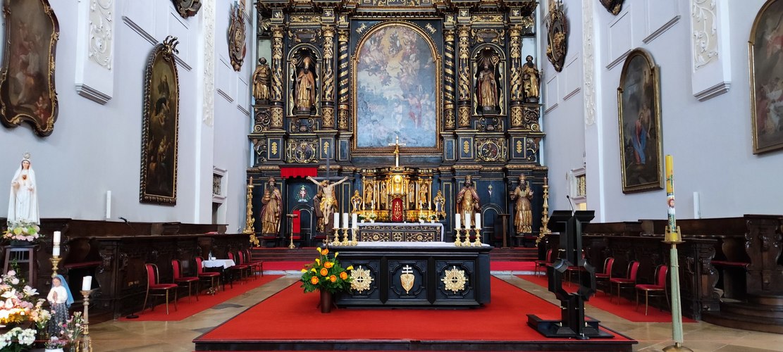 Kostol sv Jána krstitela v Trnave.Máj-2022.