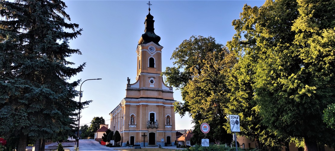 Kostol v Chtelnici.Júl-2022.