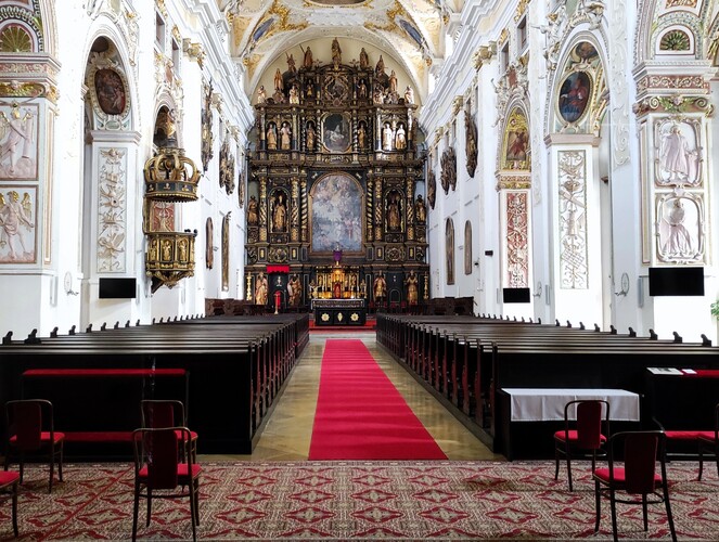 Kostol v Trnave.Apríl.2024.