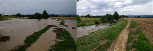 Rieka Nitra pri Prievidzi