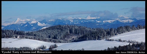 Vysoké Tatry z Lomu nad Rimavicou