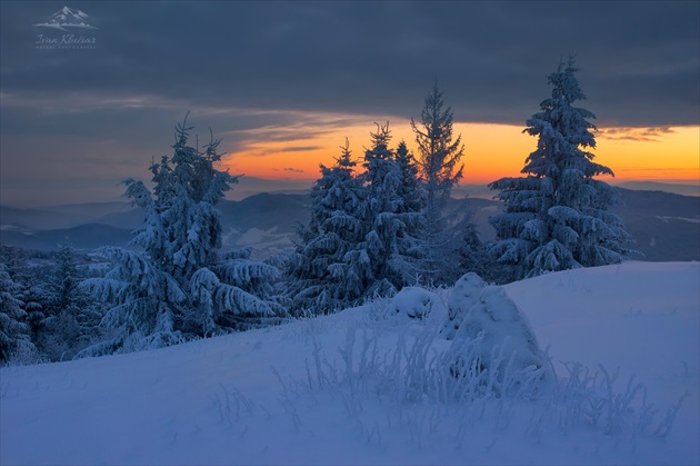 Zima v Štiavnických vrchoch