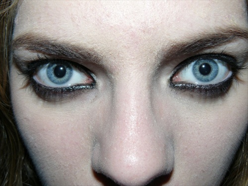 Inside blue eyes