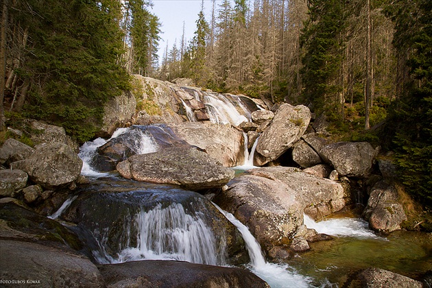 Vodopád Studeného potoka Vysoké Tatry