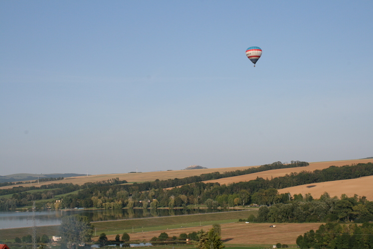 Let balónom nad Kunovskou priehradou