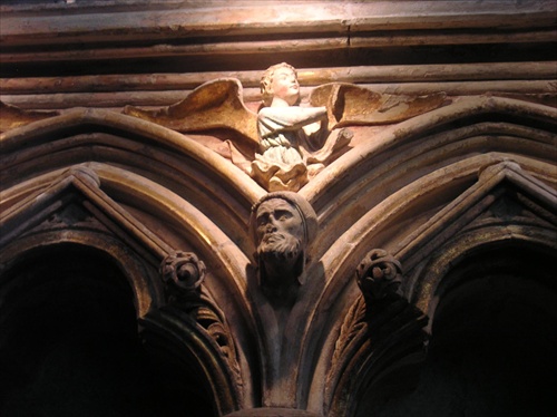 anjel z katedraly Salisbury