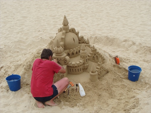 sandy castle