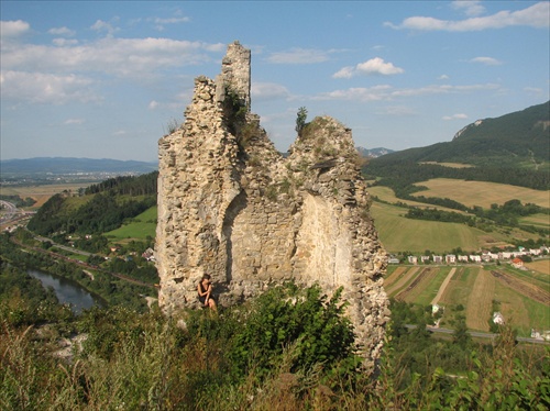 Výhľad z Považského hradu