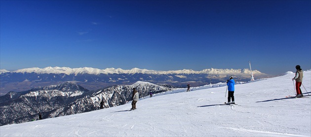 Západné Tatry z Chopku