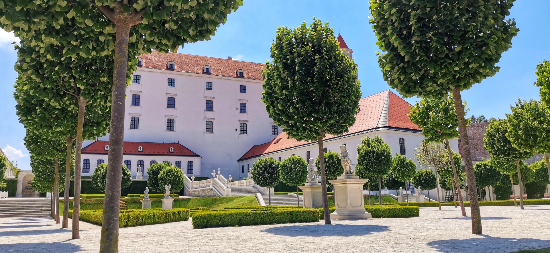 Bratislavský hrad - nádvorie