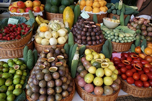 ovocny trh Madeira