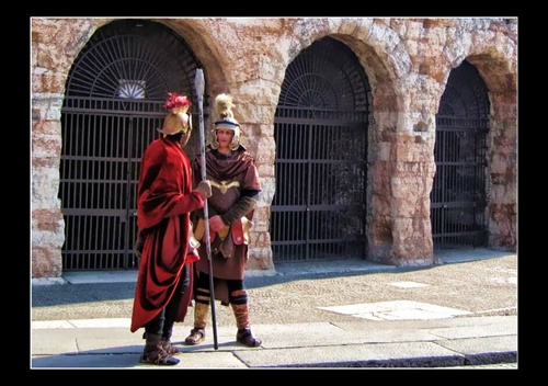 ...debata gladiátorov vo Verone...
