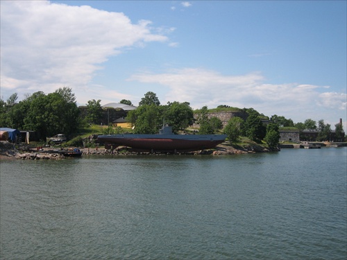 Helsinky,múzeum vojny-ponorka