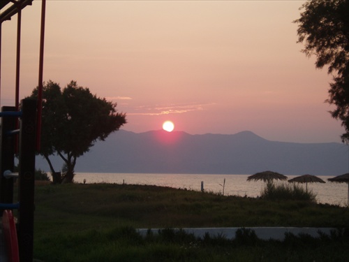 Západ slnka na Kréte